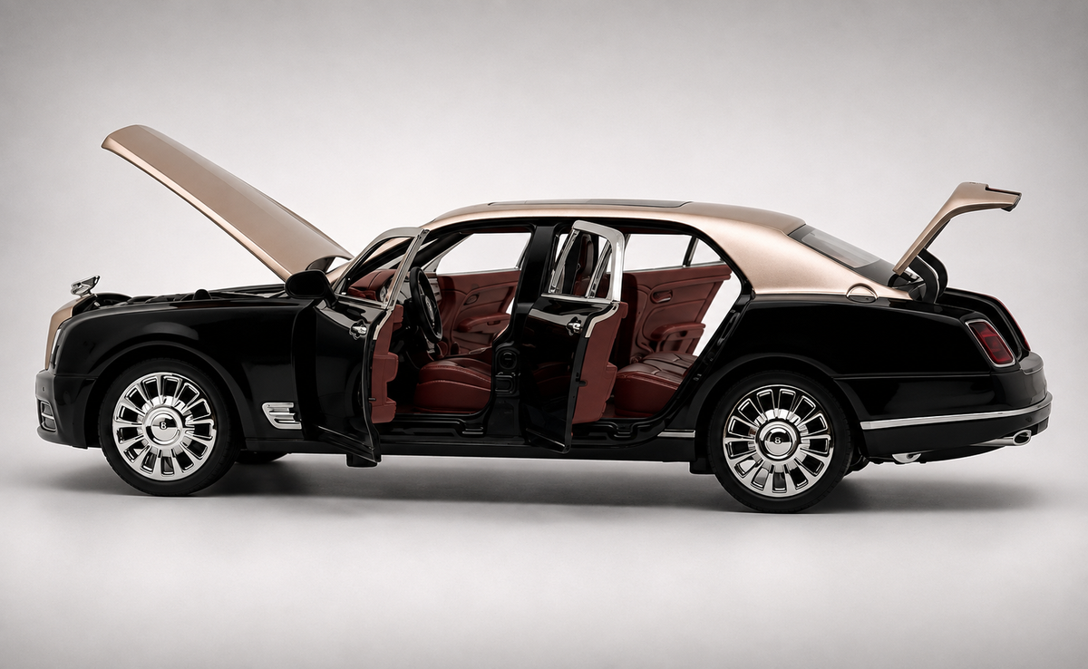 Bentley Mulsanne 1:18 diecast Scale Model Car - Big Size