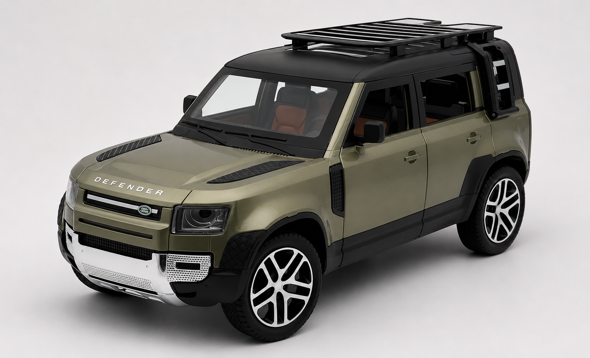 Land Rover Defender 110 1:18 diecast Scale Model car - Big Size