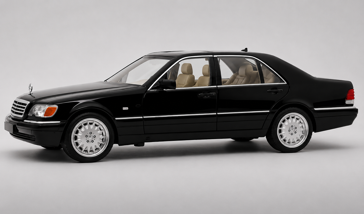 Mercedes-Benz W140 S-Class 1:18 diecast scale model car - Big Size