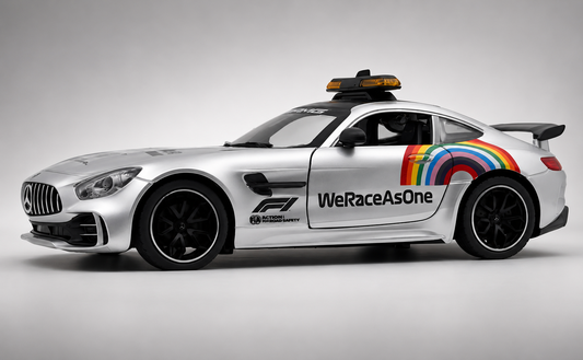 2020 Mercedes-Benz AMG GT-R Safety Car formula f1 1:18 diecast scale model - Big Size