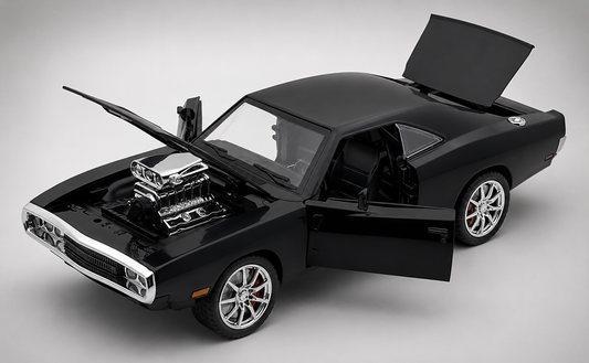 1970 Dodge Charger Fast & Furious 1:18 diecast Scale Model Car - Big Size