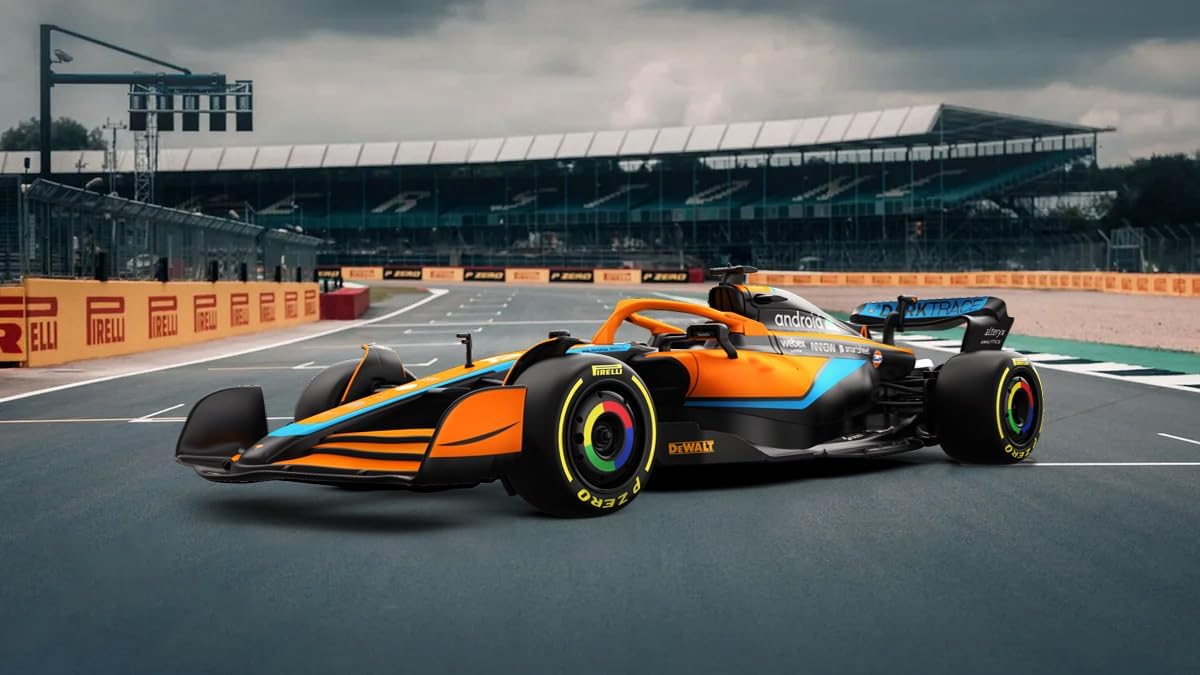 Rastar Authentic Licensed Mclaren F1 Mcl36 RC Car - Detailed Design, 2.4GHz Control | Color : 1:18 Mclaren F1 Mcl36