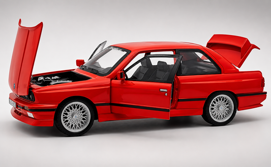 1988 BMW 3 Series M3 E30 1:18 diecast Scale Model car - Big Size
