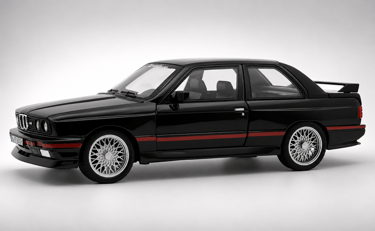 1988 BMW 3 Series M3 E30 1:18 diecast Scale Model car - Big Size