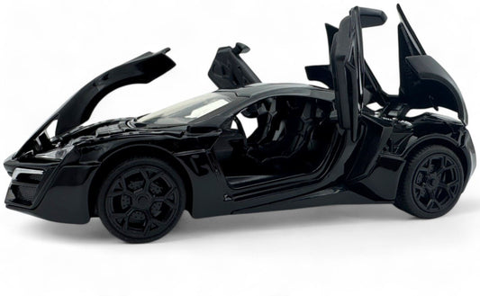 W Motors Lykan HyperSport 1:24 diecast scale model car collectible - Assorted Color