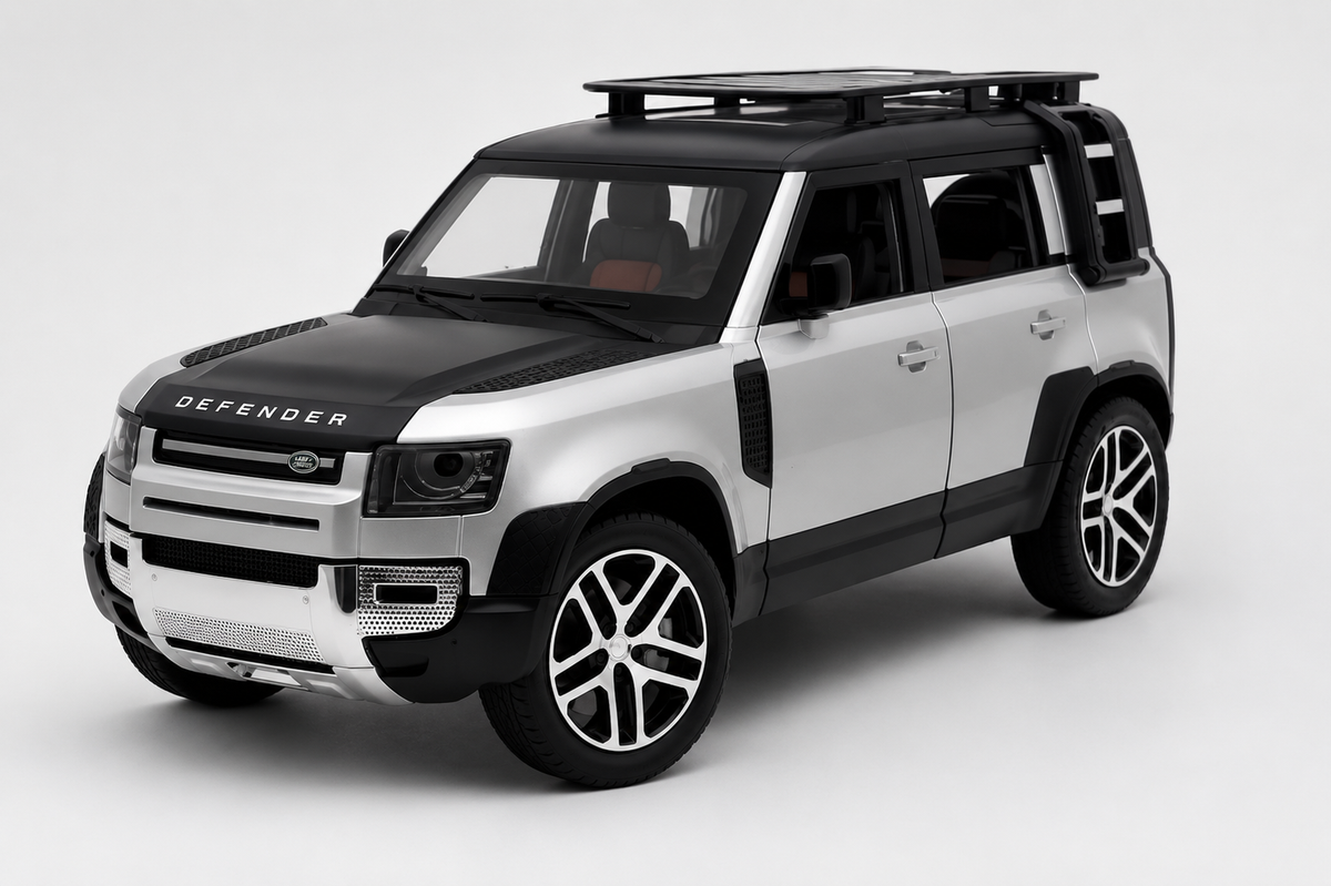 Land Rover Defender 110 1:18 diecast Scale Model car - Big Size