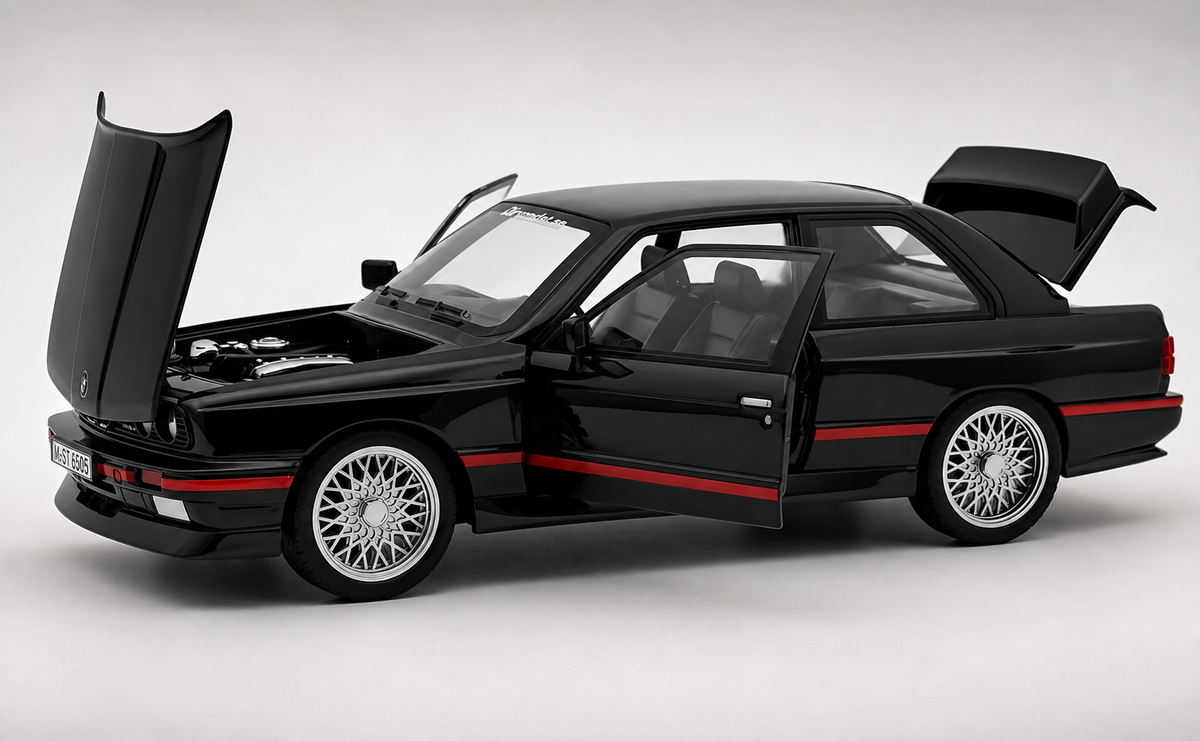 1988 BMW 3 Series M3 E30 1:18 diecast Scale Model car - Big Size