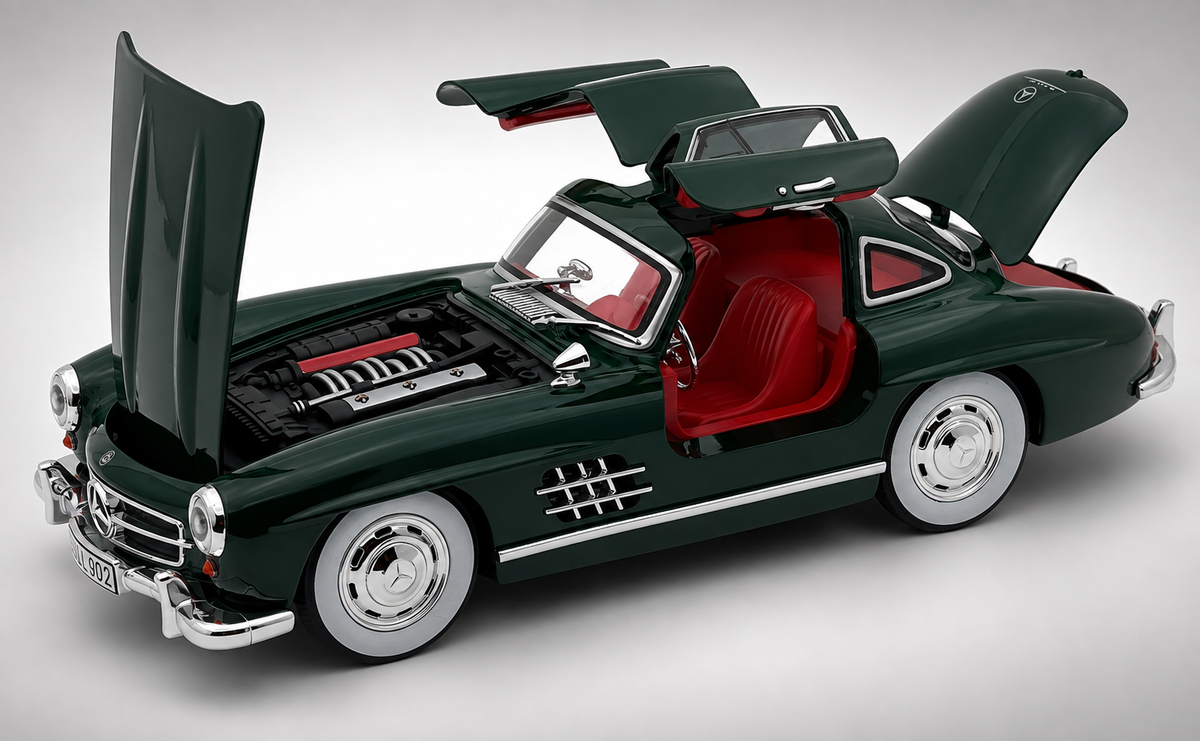 1954 Mercedes-Benz 300SL W198 1:18 diecast scale model car - Big Size