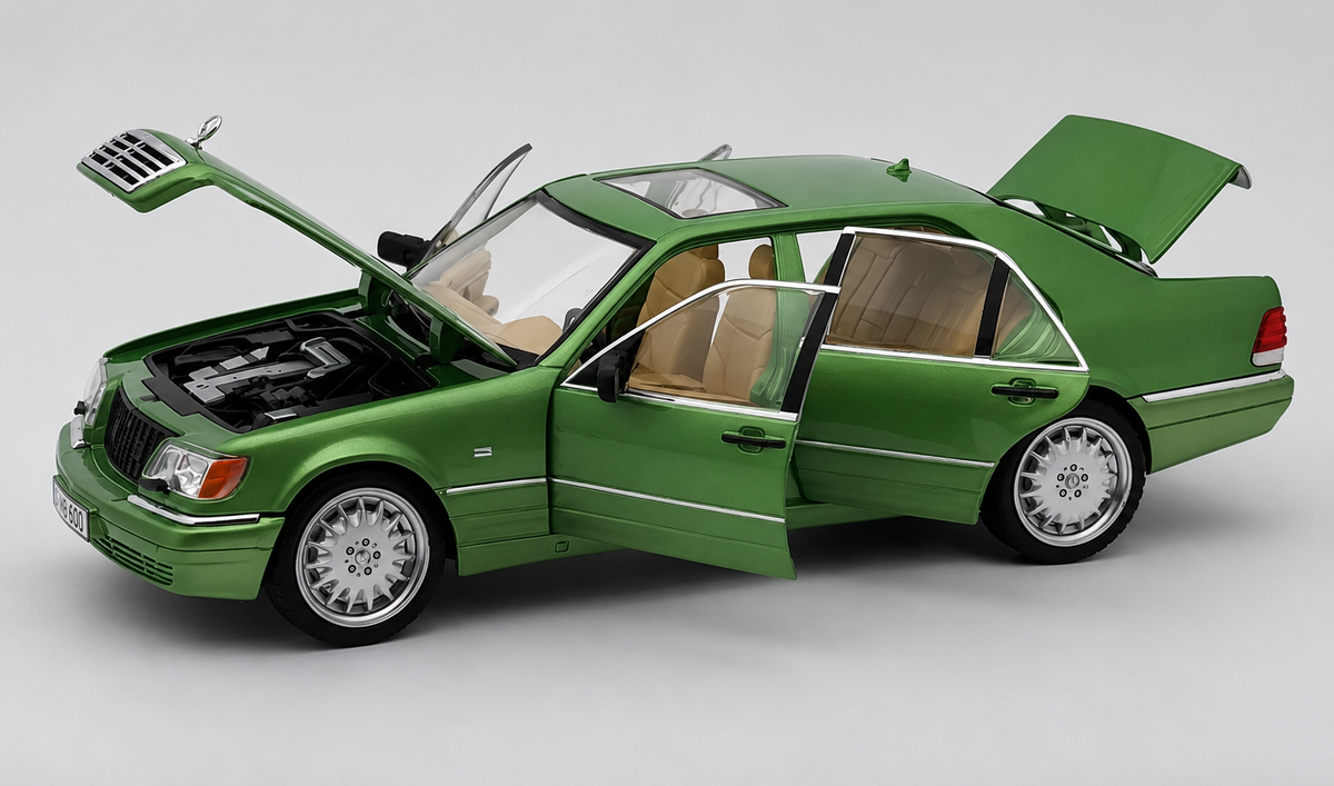 Mercedes-Benz W140 S-Class 1:18 diecast scale model car - Big Size