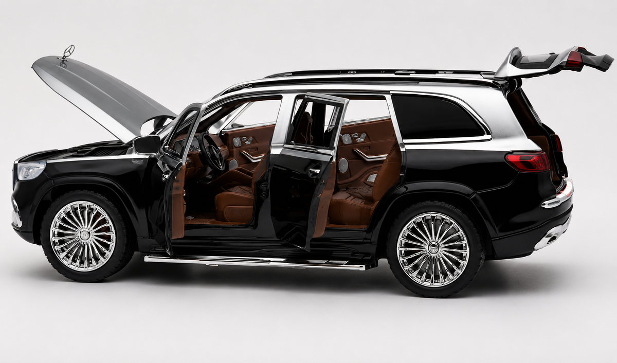 Mercedes-Benz Maybach GLS600 1:18 diecast scale model car - Big Size
