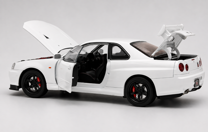 Nissan Skyline GT-R R34 Super Model 1:18 diecast scale model car miniature - Big Size