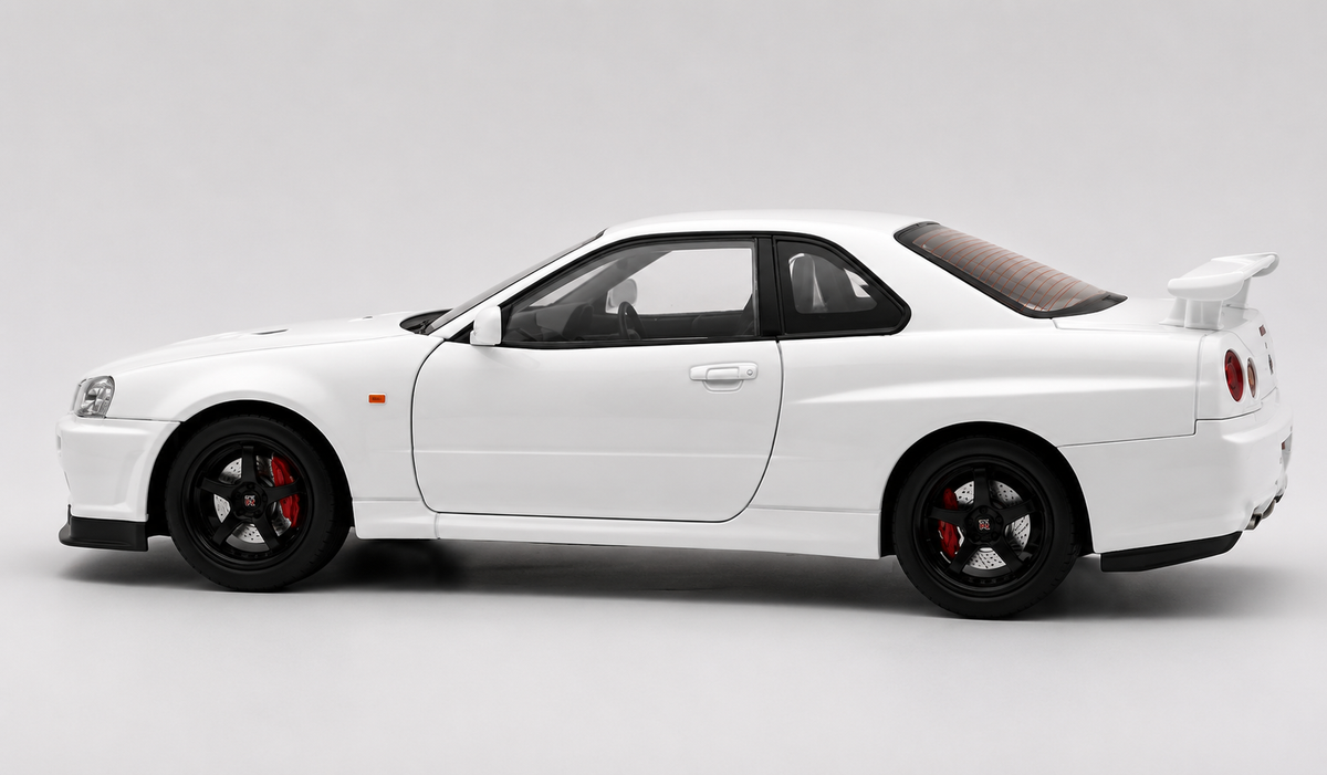 Nissan Skyline GT-R R34 Super Model 1:18 diecast scale model car miniature - Big Size