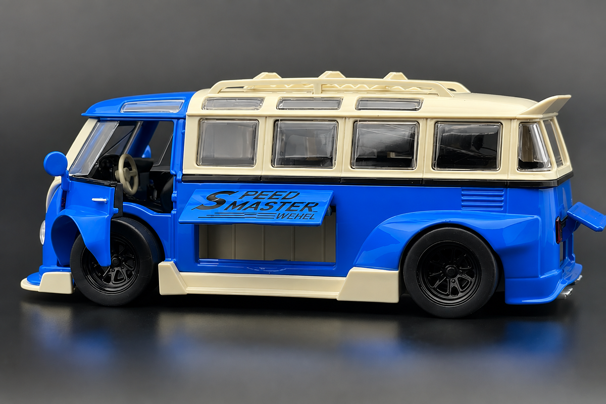 Volkswagen Camping Van 1:24 diecast scale model car collectible | Assorted Colors