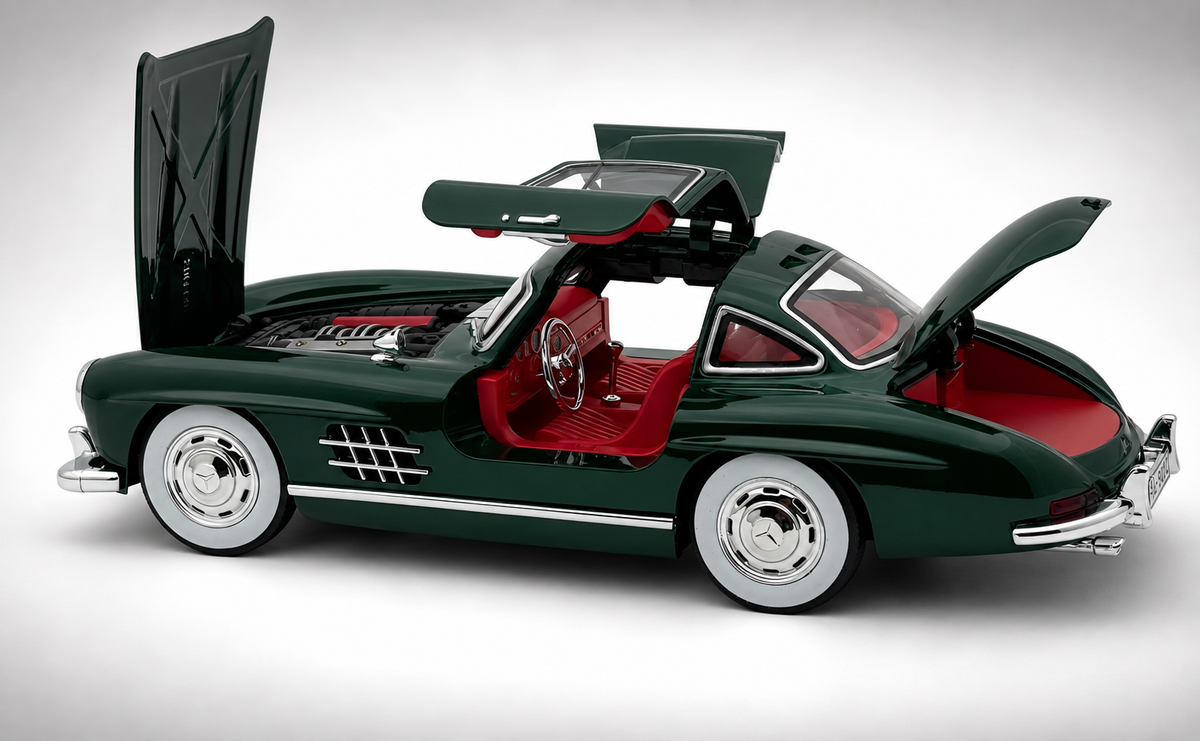 1954 Mercedes-Benz 300SL W198 1:18 diecast scale model car - Big Size