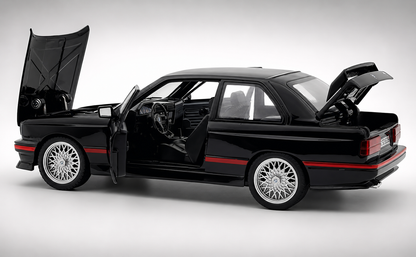 1988 BMW 3 Series M3 E30 1:18 diecast Scale Model car - Big Size