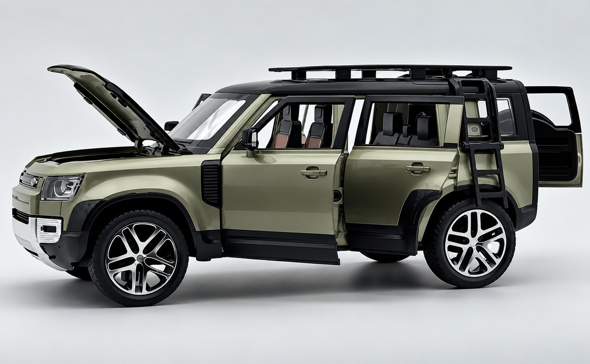 Land Rover Defender 110 1:18 diecast Scale Model car - Big Size