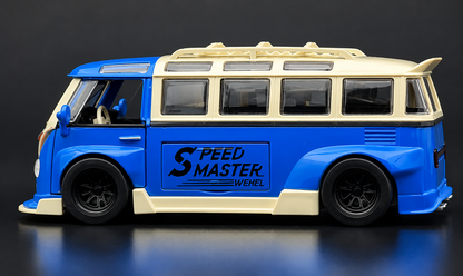 Volkswagen Camping Van 1:24 diecast scale model car collectible | Assorted Colors