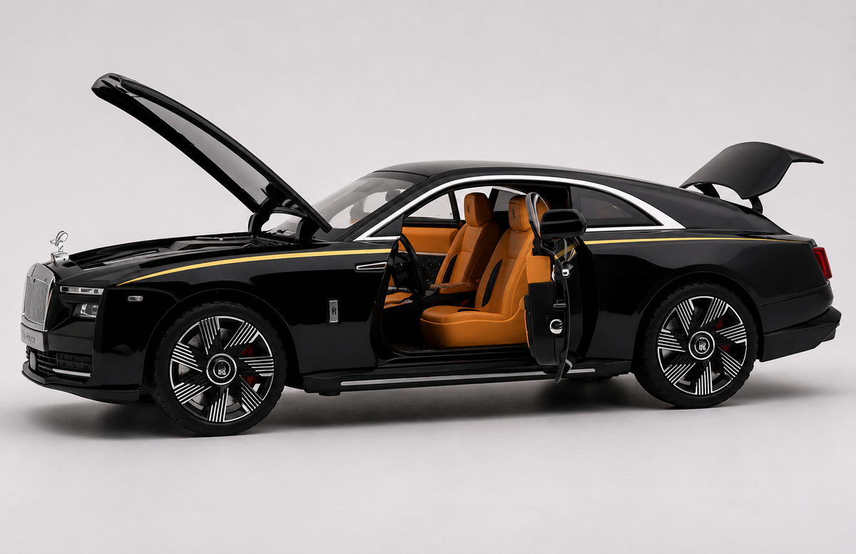 Rolls Royce Spectre 1:18 diecast scale model car collectible - Big Size