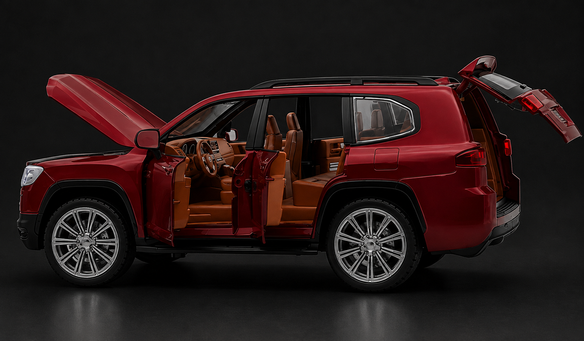 Toyota Land Cruiser LC300 GR Sport 1:18 diecast scale model collectible - Big Size | Assorted Colors