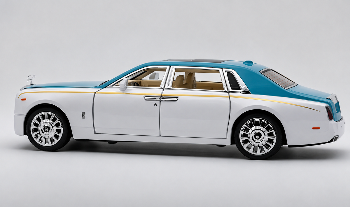 Rolls Royce Phantom VIII 1:18 diecast scale model miniature car - Big Size