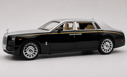Rolls Royce Phantom VIII 1:18 diecast scale model miniature car - Big Size