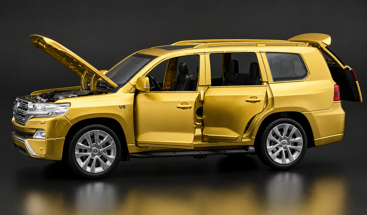 Toyota Land Cruiser LC200 1:24  diecast Scale Model | Assorted Colors