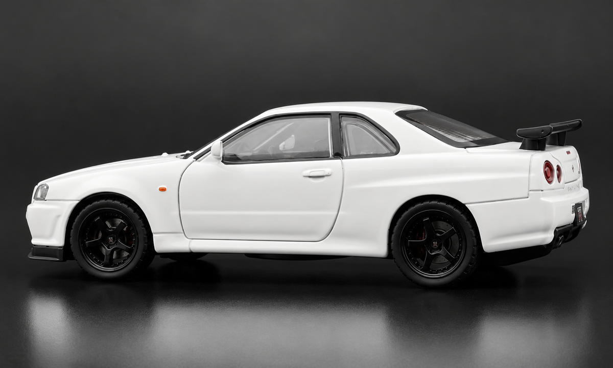 Nissan Skyline GT-R R34 Super Model 1:18 diecast scale model car miniature - Big Size