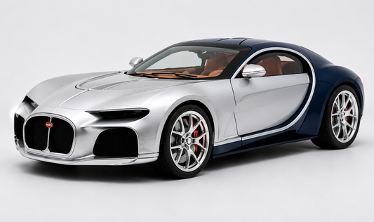 Bugatti Atlantic 1:18 diecast scale model car - Big Size