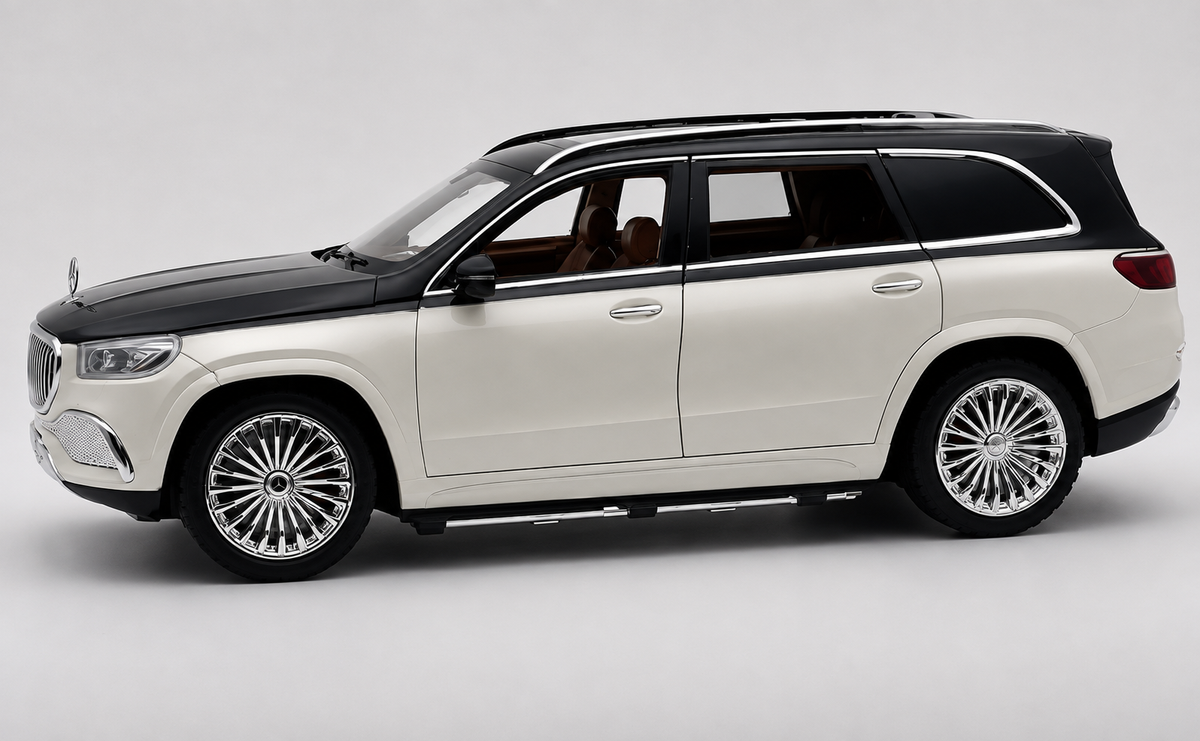 Mercedes-Benz Maybach GLS600 1:18 diecast scale model car - Big Size