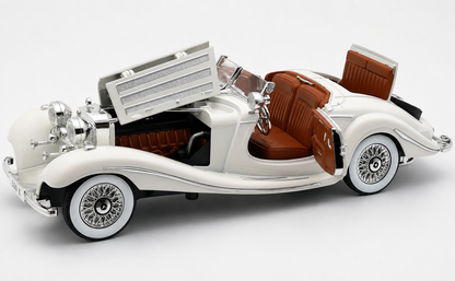 1936 Mercedes-Benz 500K 1:18 roadster  diecast scale model car - Big Size