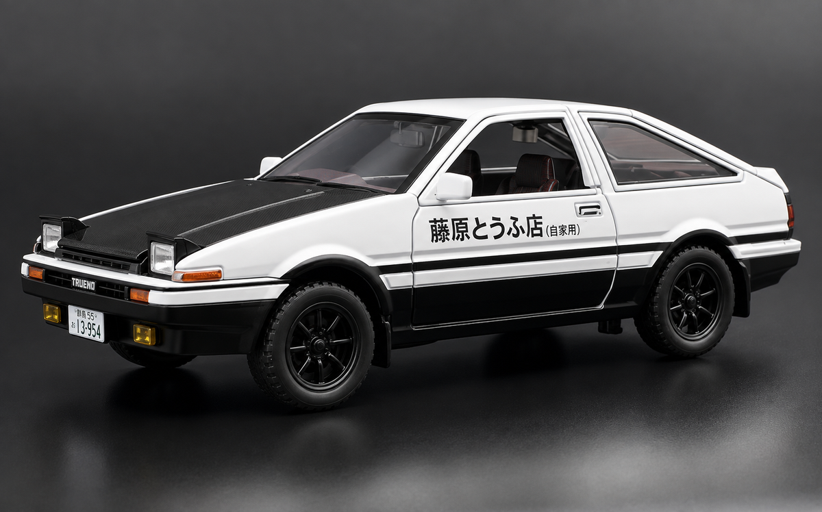 Toyota AE86 1:24 diecast scale miniature car model