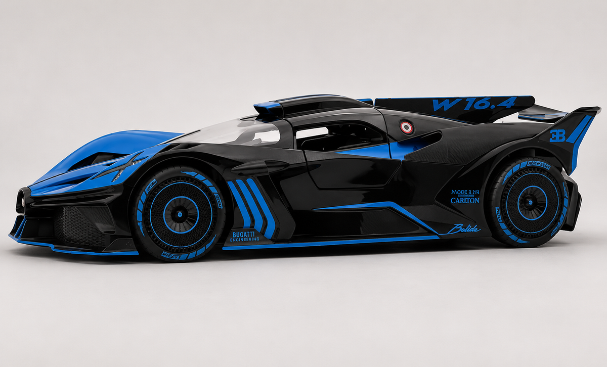 Bugatti Bolide 1:18diecast scale model car collectible car - Big Size