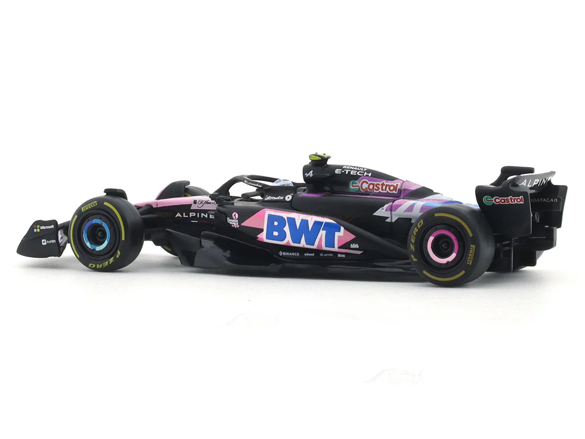 2024 Alpine A524 No. 10 Pierre Gasly 1:43 Bburago Formula 1 diecast scale model car