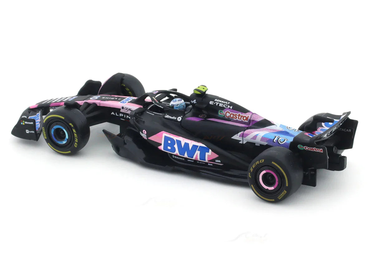 2024 Alpine A524 No. 10 Pierre Gasly 1:43 Bburago Formula 1 diecast scale model car