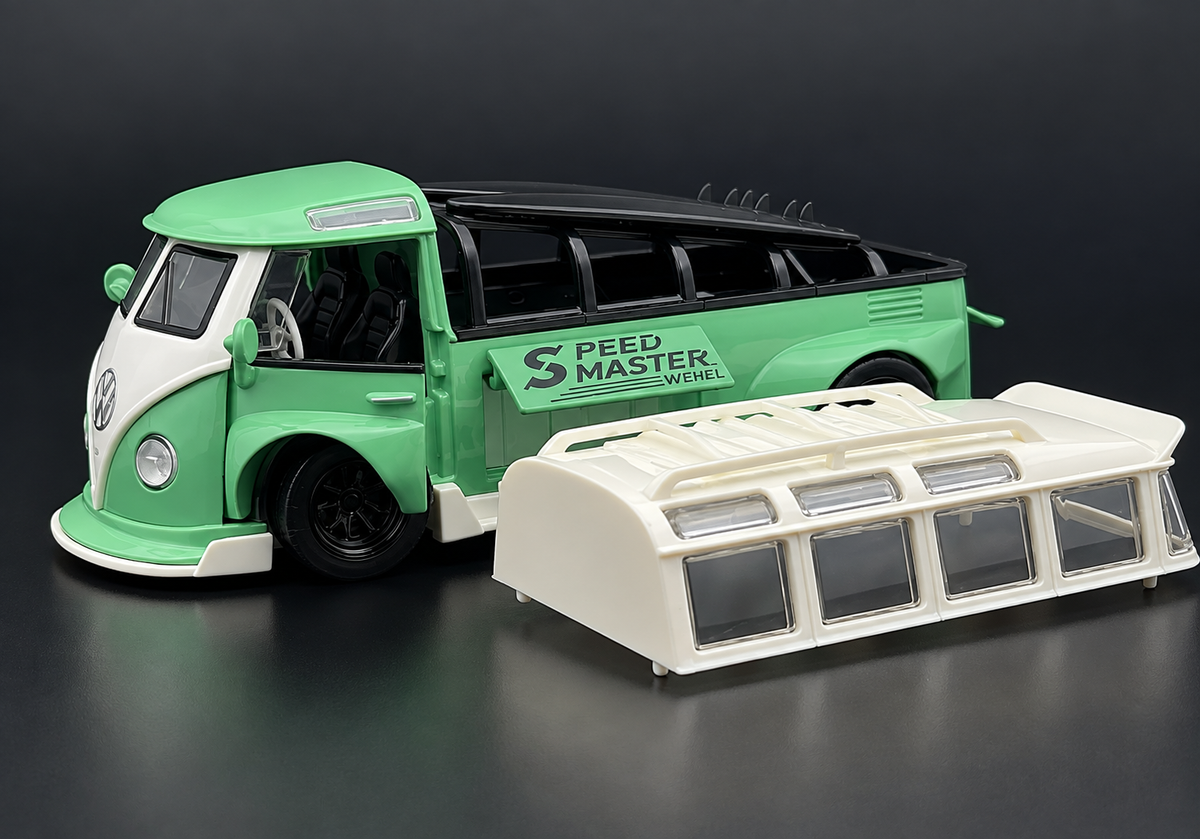 Volkswagen Camping Van 1:24 diecast scale model car collectible | Assorted Colors