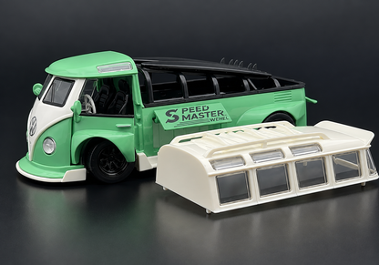 Volkswagen Camping Van 1:24 diecast scale model car collectible | Assorted Colors