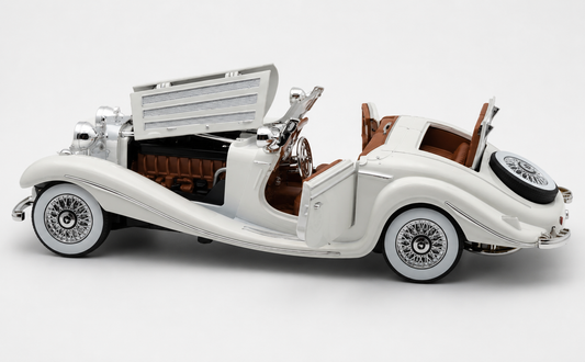 1936 Mercedes-Benz 500K 1:18 roadster  diecast scale model car - Big Size