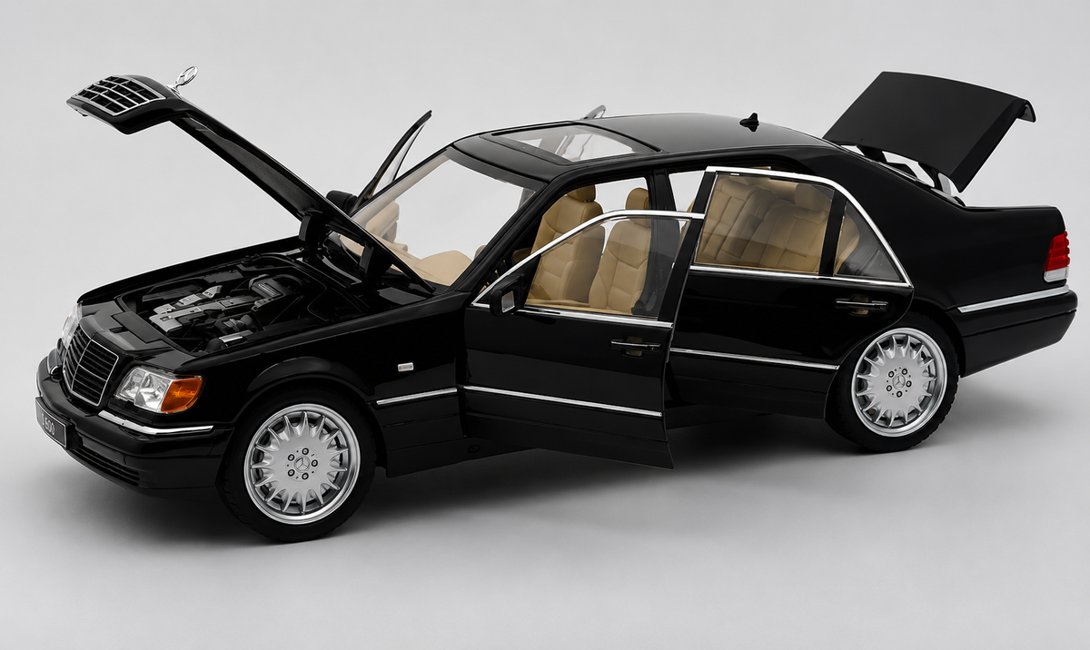 Mercedes-Benz W140 S-Class 1:18 diecast scale model car - Big Size