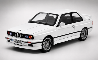 1988 BMW 3 Series M3 E30 1:18 diecast Scale Model car - Big Size