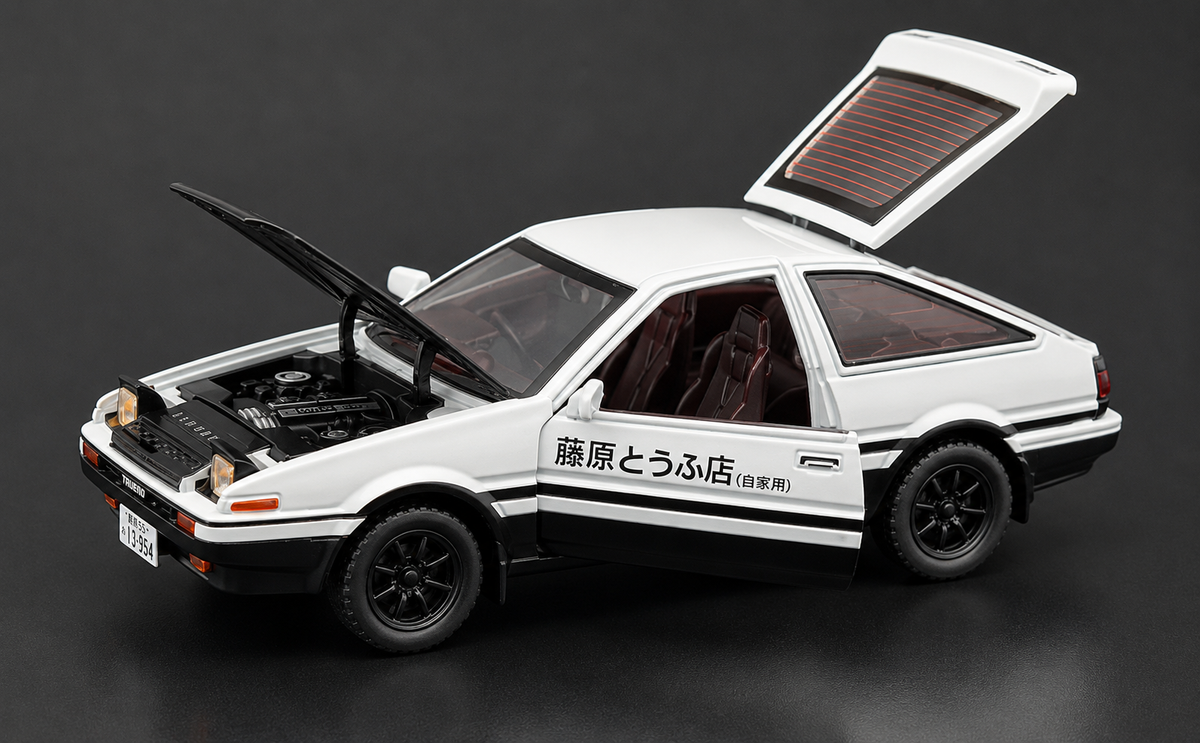 Toyota AE86 1:24 diecast scale miniature car model