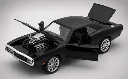 1970 Dodge Charger Fast & Furious 1:18 diecast Scale Model Car - Big Size