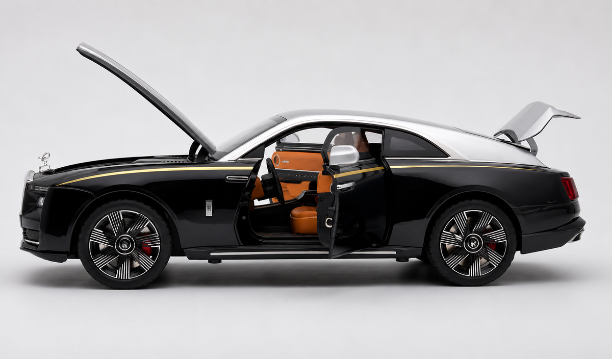 Rolls Royce Spectre 1:18 diecast scale model car collectible - Big Size