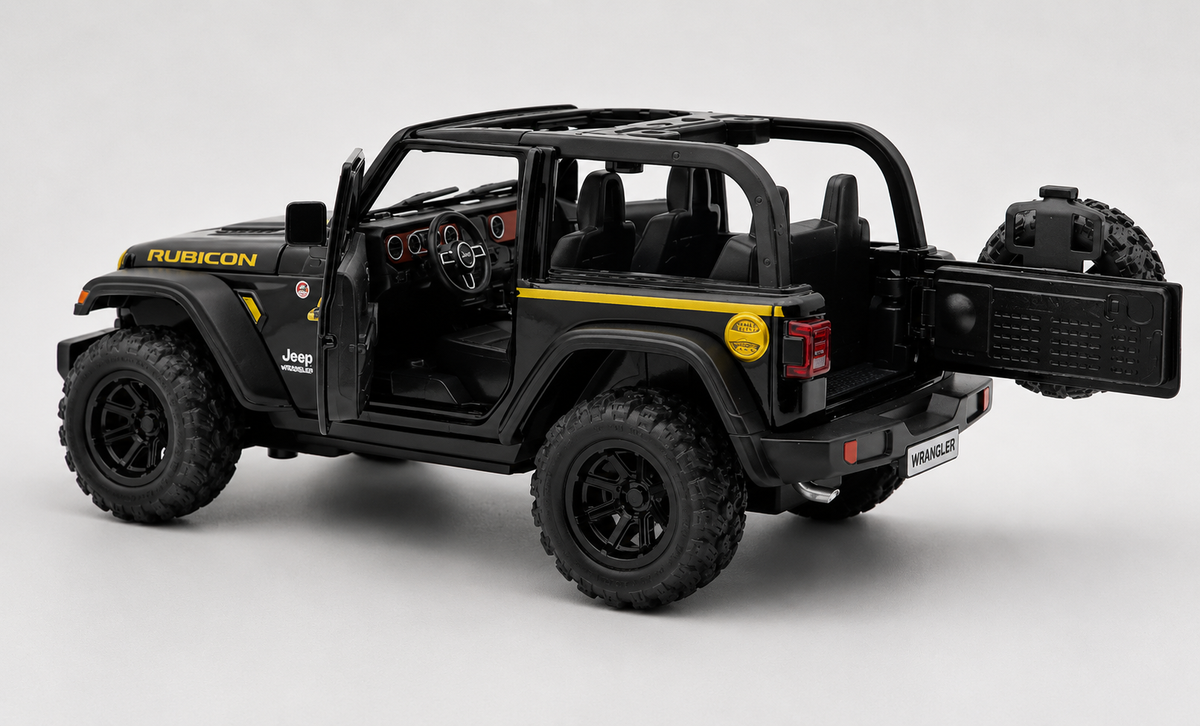 Jeep Wrangler Rubicon 1:24  diecast scale model car