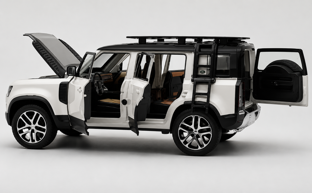 Land Rover Defender 110 1:18 diecast Scale Model car - Big Size