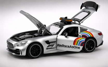 2020 Mercedes-Benz AMG GT-R Safety Car formula f1 1:18 diecast scale model - Big Size
