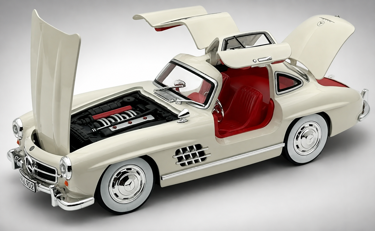 1954 Mercedes-Benz 300SL W198 1:18 diecast scale model car - Big Size