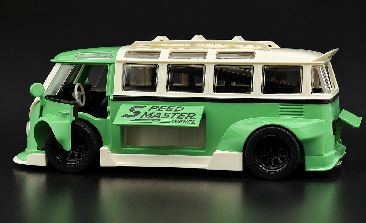 Volkswagen Camping Van 1:24 diecast scale model car collectible | Assorted Colors