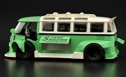 Volkswagen Camping Van 1:24 diecast scale model car collectible | Assorted Colors