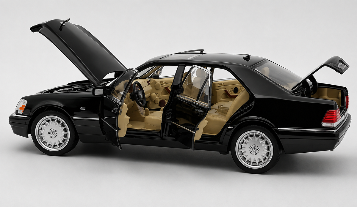 Mercedes-Benz W140 S-Class 1:18 diecast scale model car - Big Size