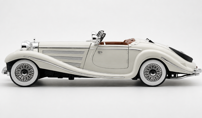 1936 Mercedes-Benz 500K 1:18 roadster  diecast scale model car - Big Size